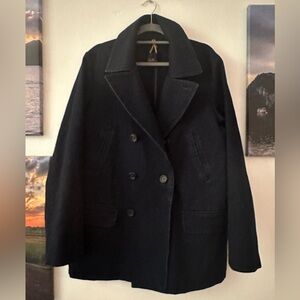 Brooks Brothers Dark Denim Peacoat